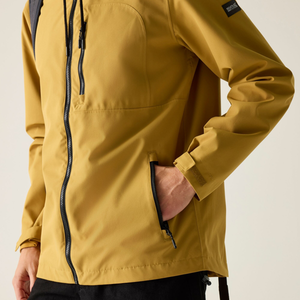 Regatta Mens Frankie Waterproof Jacket - Wood Brown