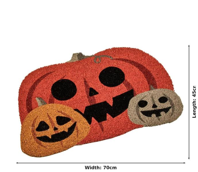 Scotts of Stow Jack O Lanterns Decoir Mat 45x70cm