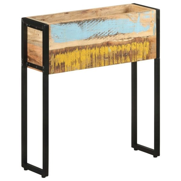 Berkfield Planter 60x20x68 cm Solid Reclaimed Wood