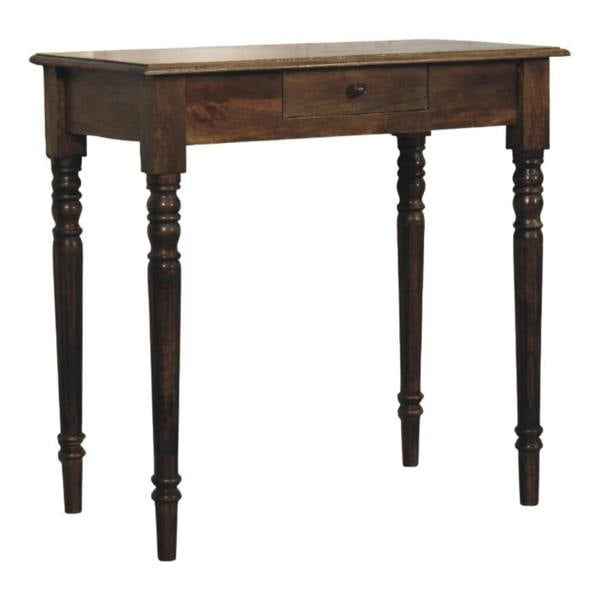 Artisan Furniture Solid Wood Heritage Turned-Leg Desk, Brown