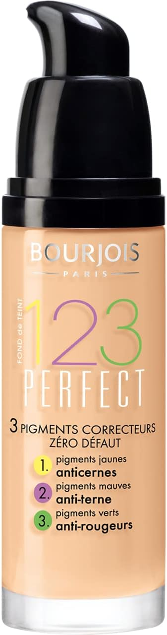 Bourjois Paris Bourjois 123 Perfect Foundation, Various Shades, 30ml