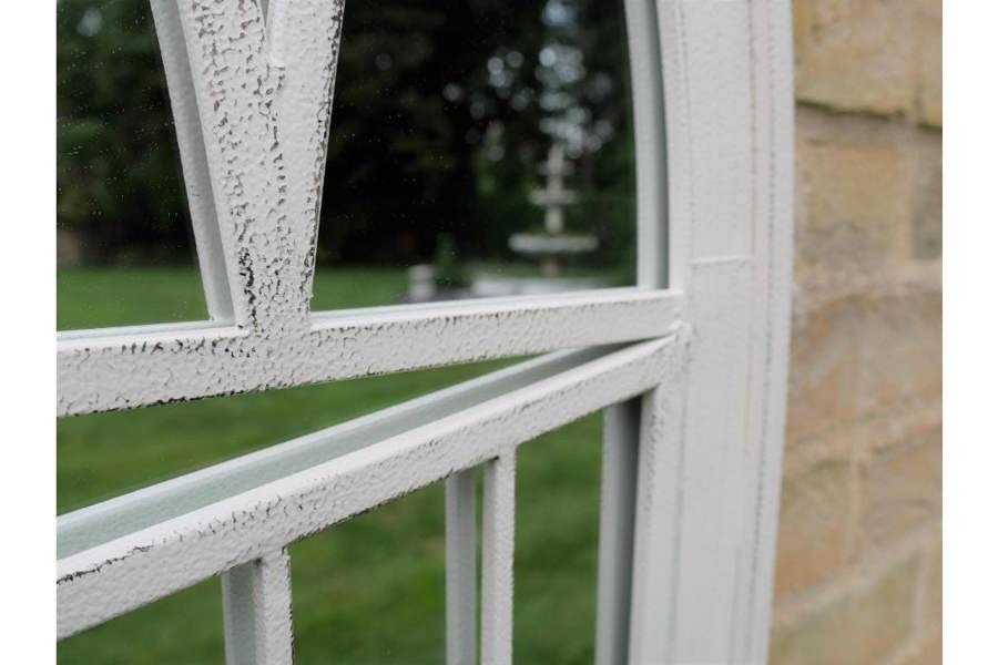 Large Window Wall Mounted  Vintage Design Mirror for Garden or Home
