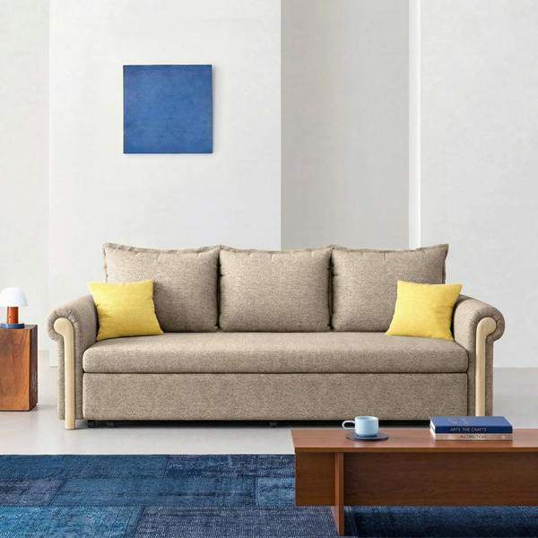 Weilai Concept Braylene Two Seater Sofa Bed, Linen