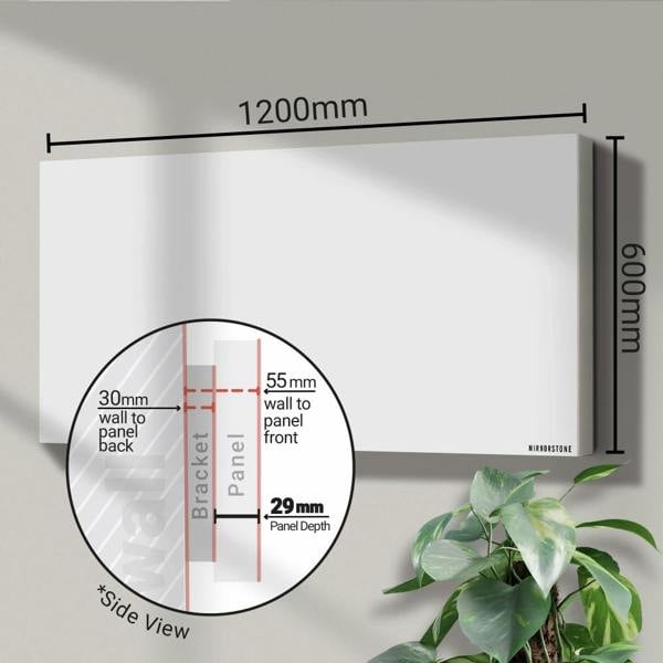 Mirrorstone Heating Mirrorstone 900W Prime Infrared Heating Panel