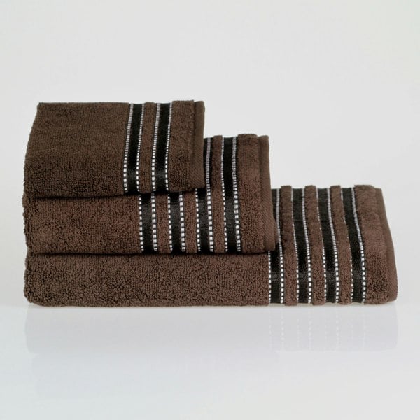 My Basic Stuff Cotton Towel Set | 500 GSM | Hand & Bath Towels | Ultra Soft & Absorbent | Chocolate
