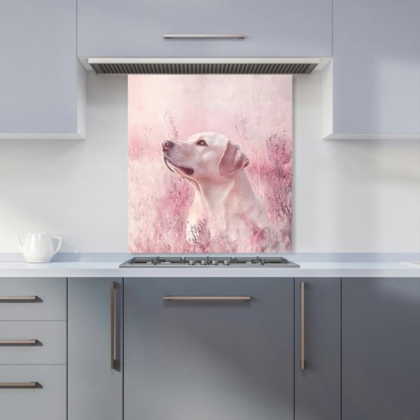 Warren Reed Golden Labrador Glass Kitchen Splashback - 00023