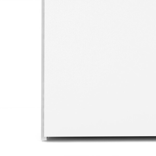 Wyld Haus Munich White Wooden 3 Doors 3 Drawers 5 Shelves