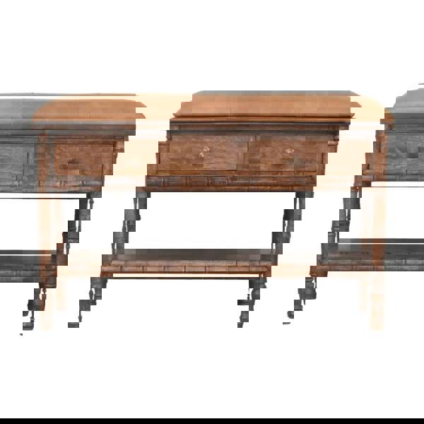 Artisan Furniture Solid Wood Bamboo Carved Storage