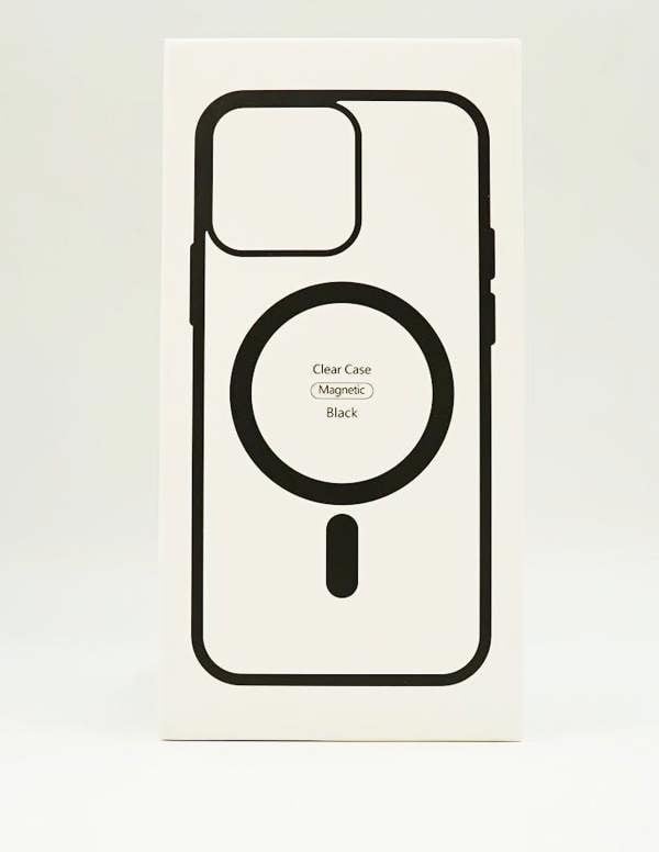 Dyzi Magnetic Clear Case For iPhone 16 Pro Max Black