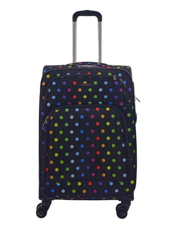 Eagle Luggage Lightweight Print Suitcases 8 Wheel Luggage Travel Soft Bags Set