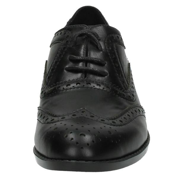 Spot On Ladies Spot On Casual Brogue Style Shoes