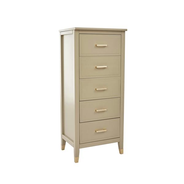 Cabinet Bits Palazzi 5 Drawer Narrow Chest of Drawers
