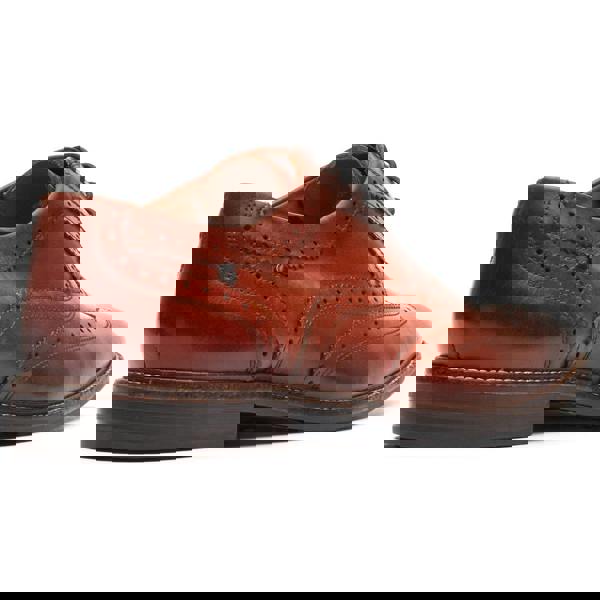 Base London Base London CLARENCE Mens Brogue Shoes Tan