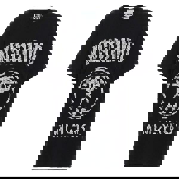 MOSCHINO 202EA07105540 1555 BLACK T-SHIRT FEMALE XXS