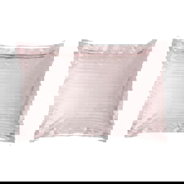 HOMESCAPES Silky 330 TC Egyptian Cotton Satin Stripe Oxford Pillowcase, Standard Size