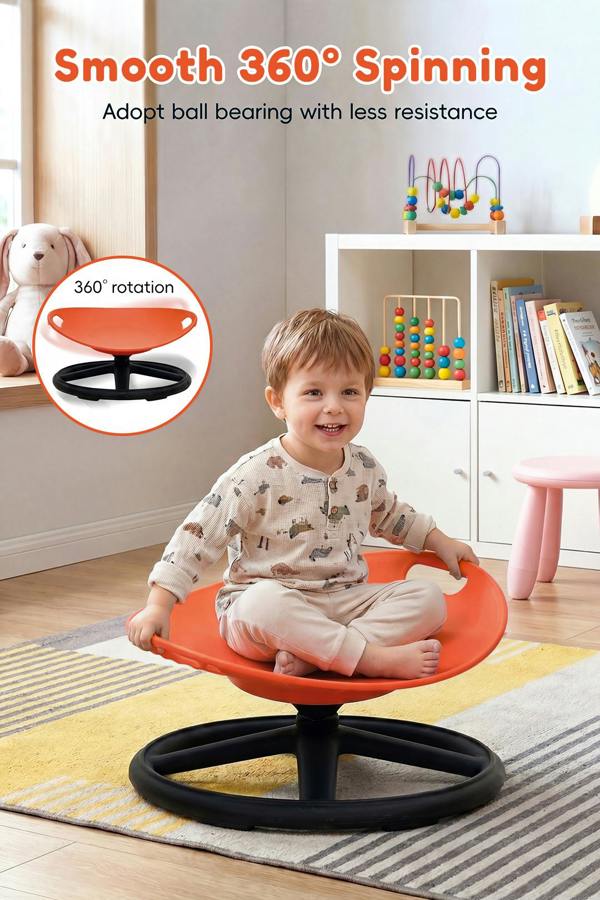 Living and Home Sensory Balance Training Spinning Chair for Kids