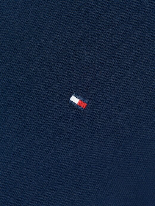 Tommy Hilfiger Boys Tape Detail Pique T-Shirt in Navy