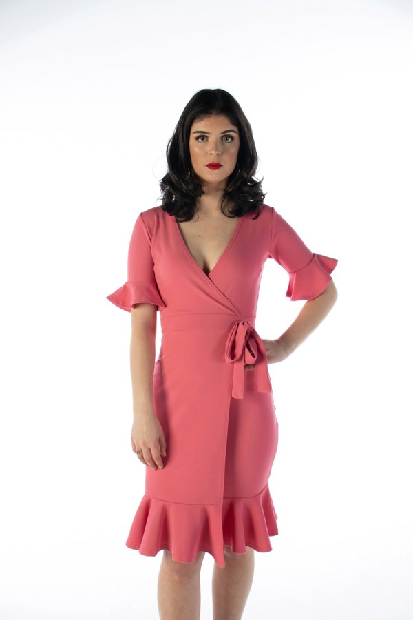 Frock Tales Joyce Midi Dress - Blush