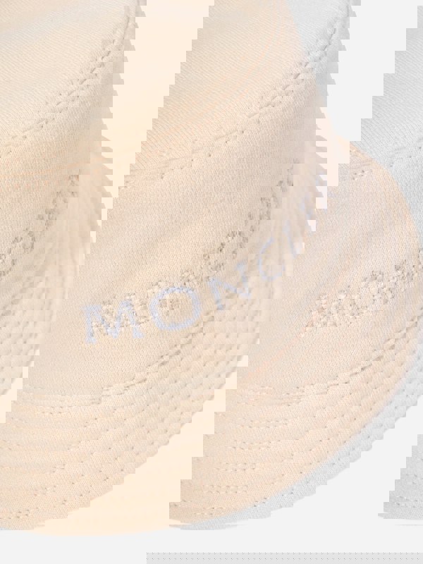 Moncler Enfant Girls Logo Bucket Hat in Ivory