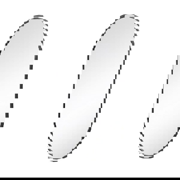 Modern Oval Metal Wall Mirror Black Bathroom Mirrors Living and Home