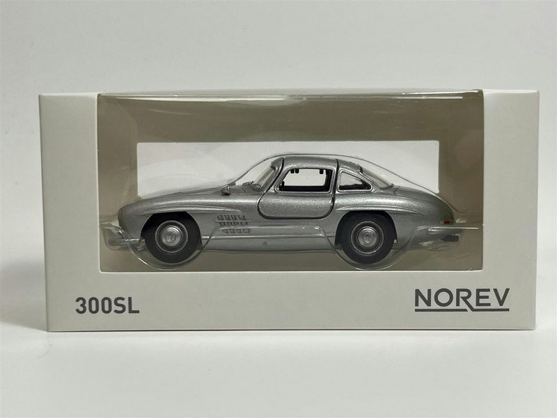 Norev Mercedes 300 SL 1954 Silver Jet 1:43 Scale Norev 351197