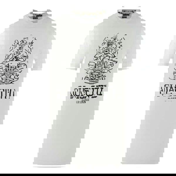 Aquascutum Mens London Aldis T-Shirt - White - 