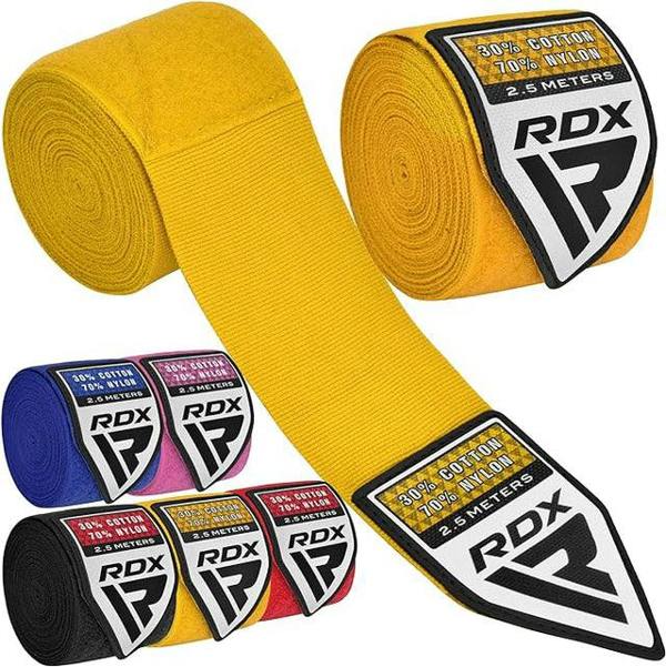 RDX Sports HAND WRAPS 2.5 METER YELLOW
