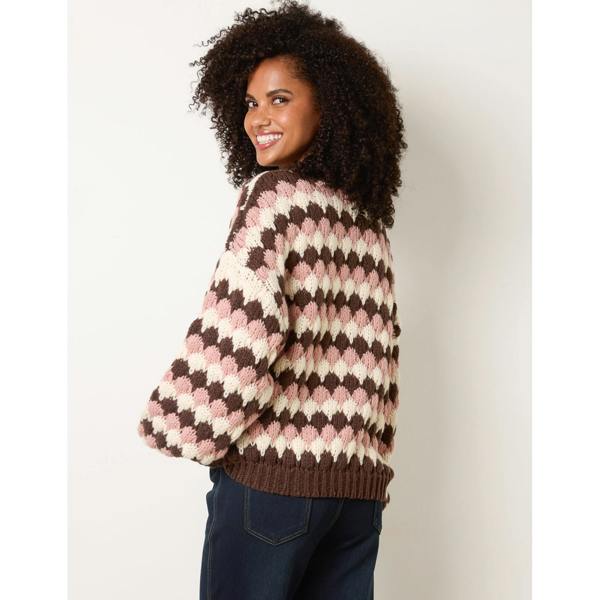 Blue Vanilla Multicoloured Striped Cardigan