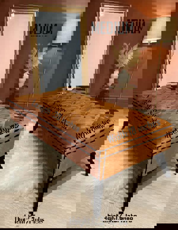 BURNT ORANGE | POUFFE | FOOTSTOOL | NON STORAGE - ISTOOLS