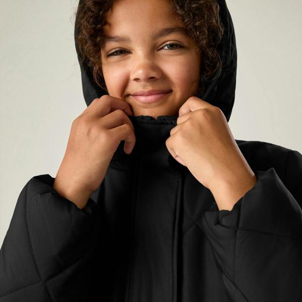 Regatta Childrens/Kids Elryse Quilted Padded Jacket - Black - 