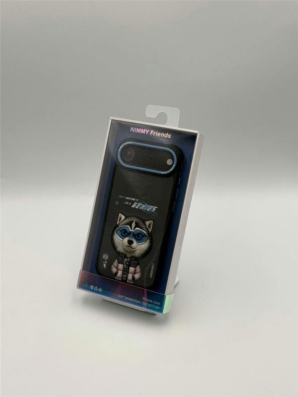 Nimmy Friends Nimmy Cool & Cute 2.0 Husky Case with MagSafe for iPhone 17 Air 6.5" Grey Blue - N-KMLL-IP17-AIR-017-A