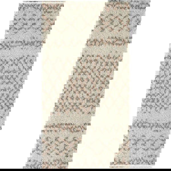 Moroccan Beige Ivory rug non-shedding, pet-friendly, and easy to clean