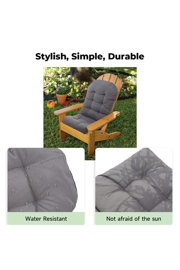 Living and Home 110 X 48cm Outdoor Waterproof Tufted Swing Seat Cushion Garden Chair Cushion