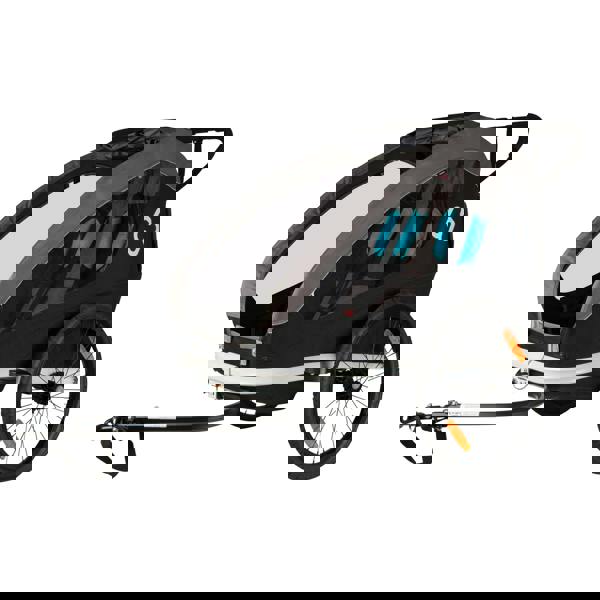 Hamax Traveller Twin Child Bike Trailer - Black/Grey