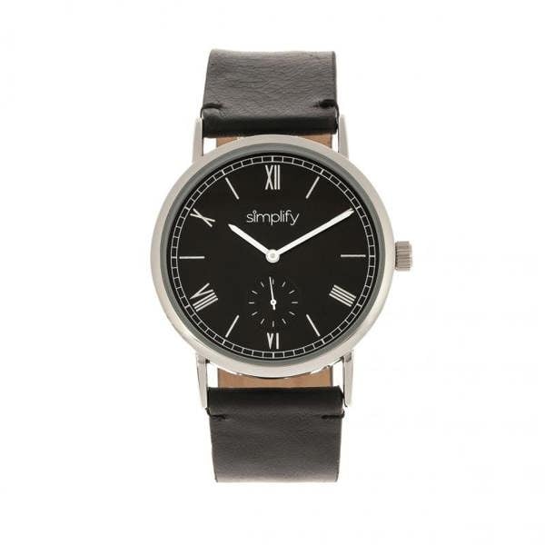 Simplify The 5100 Leather-Band Watch