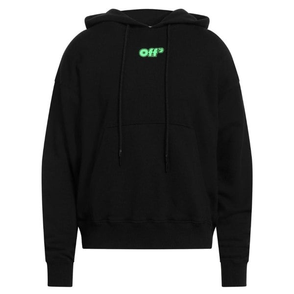 Off White Rave Flyer Skate Print Black Hoodie - Nova Clothing