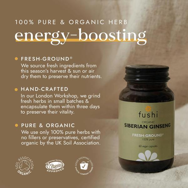 Fushi Wellbeing Organic Siberian Ginseng