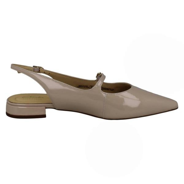 Clarks Ladies Clarks Buckle Fastening Slingback Shoes Sensa 15 Shine