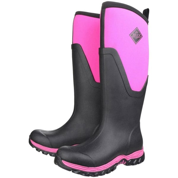 Muck Boots Arctic Sport II Tall Women's Wellington Boots in Black/Pink