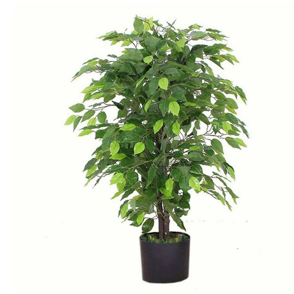 Leaf 90cm Leaf Realistic Artificial Ficus Tree / Plant