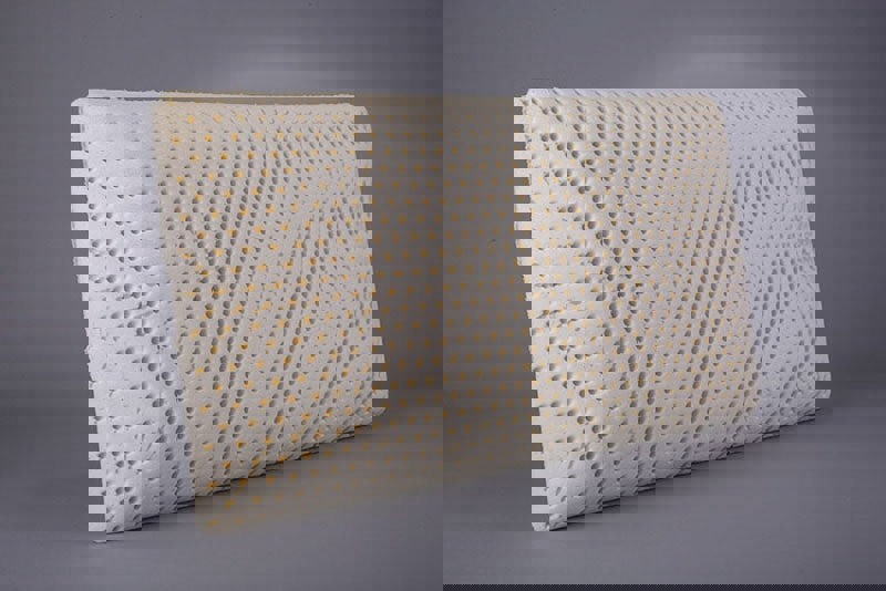 Anyhouz Orthopedic Pillows Beige for Neck Pain Relieve Comfortable and Breathable for Cervical Health Care 70*40*14cm