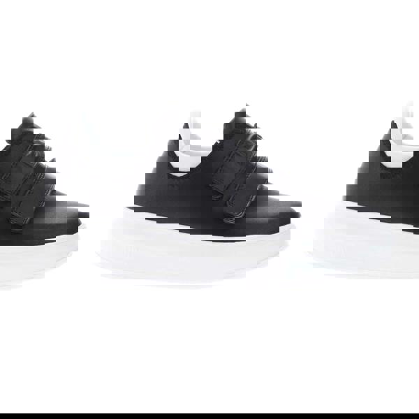 DKNY Womens/Ladies Jamiah Leather Hook and Loop Trainers - Black - 