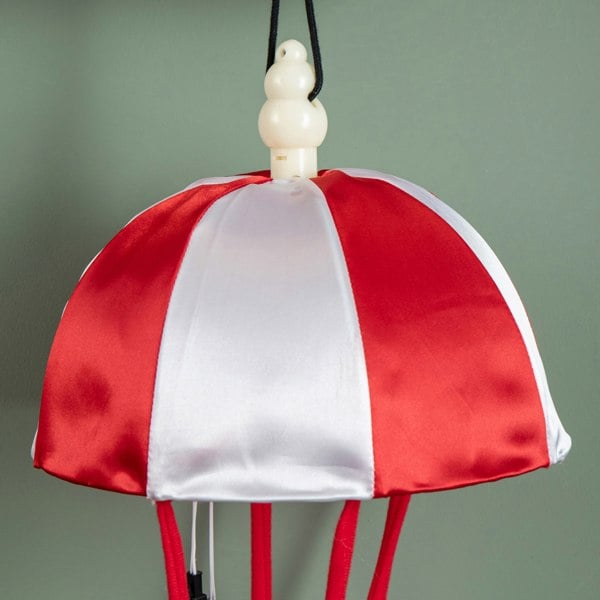 Samuel Alexander 57cm Battery Operated Musical Parachuting Gingerbread Man with Leg Kicking Motion