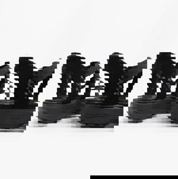 Skechers REGGAE SLIM - STRETCH FLEX Womens Sandals Black