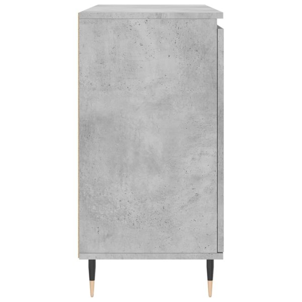 Berkfield Sideboard Concrete Grey 104x35x70 cm Engineered Wood