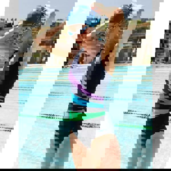 Zoggs Circus Sandon Adjustable Scoopback Swimsuit - Navy/Multi