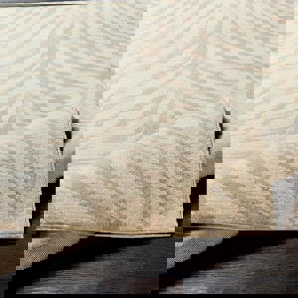 Livabliss City-Animal Print Grey Beige Yellow Boho Zebra Pattern Rug