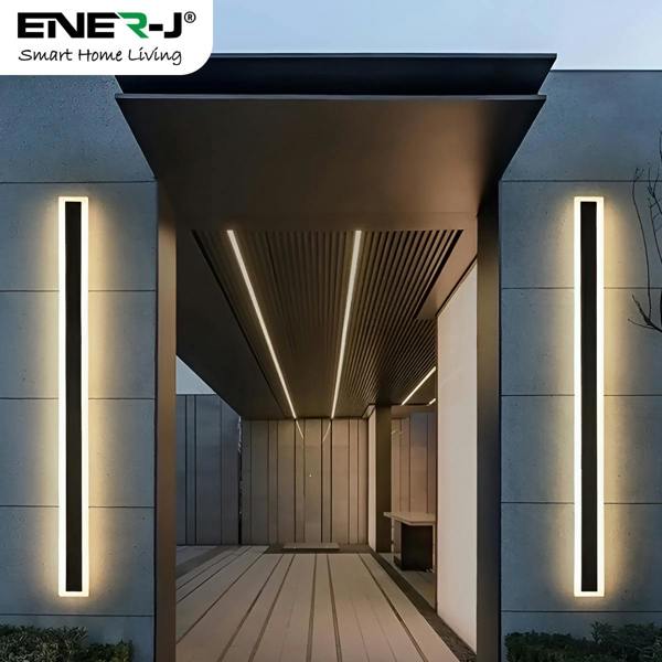Ener-J 120cm Outdoor LED Wall Light – 28W CCT Tunable & Dimmable – IP65