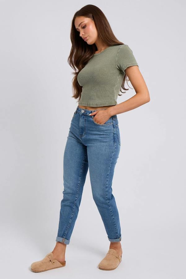 Urban Bliss Blue Mom Jean