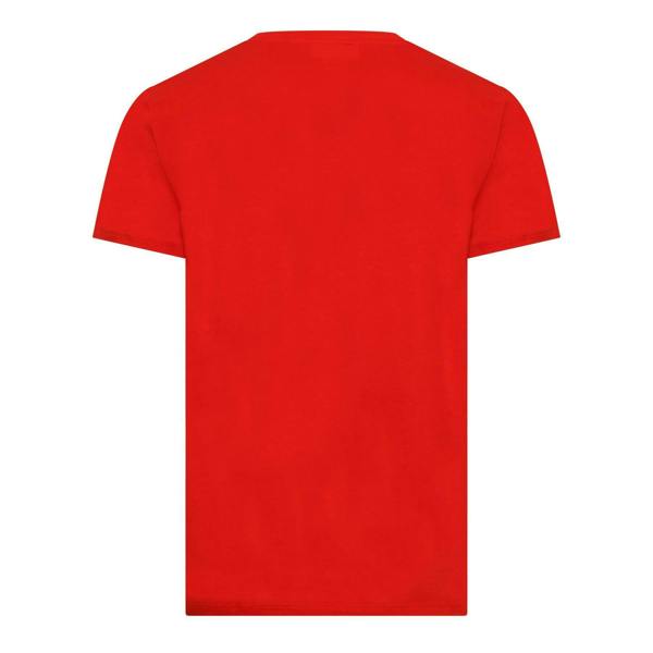 Lacoste Mens Pima Logo Lightweight V Neck T-Shirt - Red - 